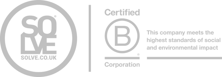 Solve Logo Grey BCorp